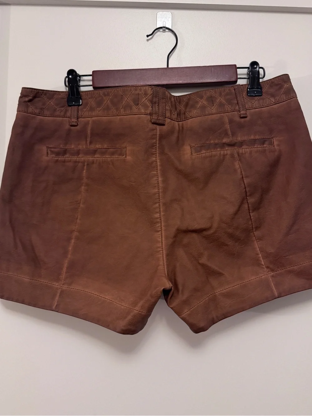 Pilcro and the Letterpress Brown Flat-Front Women's Shorts